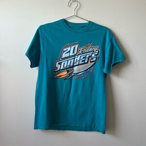 Vintage Teal Rodney Sanders Graphic T-Shirt